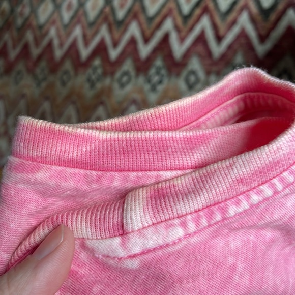 VANS PINK TYE DYE FRONT KNOT T SHIRT - Picture 4 of 6